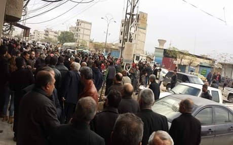 Xwepêşanda îro ya ENKSê li bajarê Qamişloyê