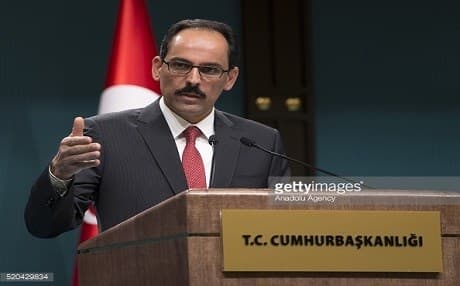 Turkey's Presidential Spokesman Ibrahim Kalin. AA photo. 