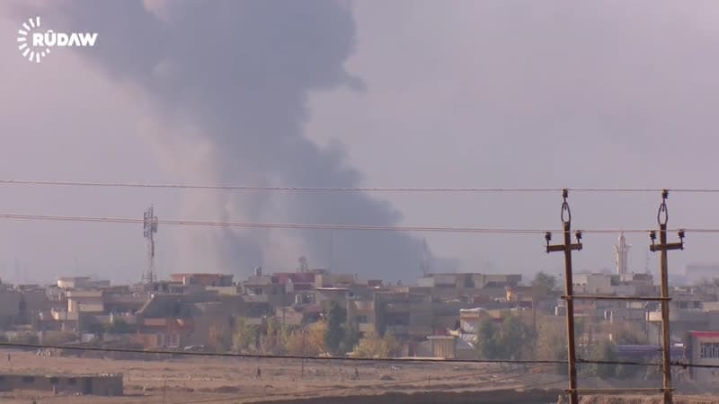 VIDEO: ISIS car bomb attack in al-Nur district, eastern Mosul. 