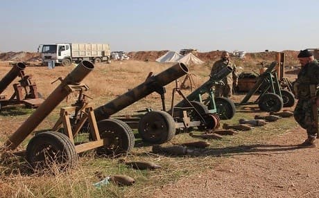 ISIS produced tens-of-thousands of its own weapons on an industrial scale. AP file photo. 