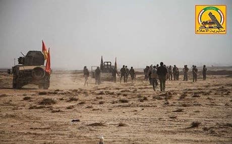 Hashd al-Shaabi forces in Iraq. Photo from group's website.