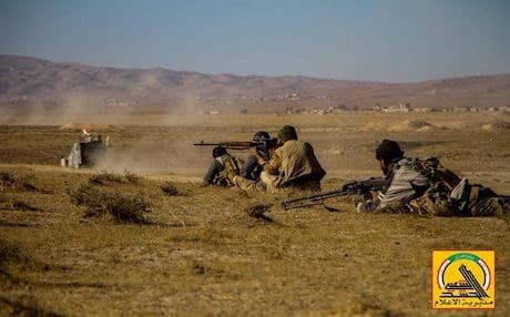 Hashd al-Shaabi forces in Tal Afar. Photo from group's website.