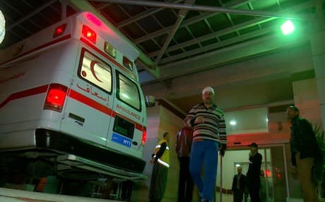 Erbil West Emergency hospital entrance. Photo: Rudaw