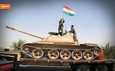 Kurdish Peshmerga forces. 