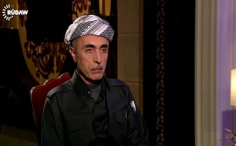 Iraq’s former army chief of staff Babakir Zebari. Photo: Rudaw video