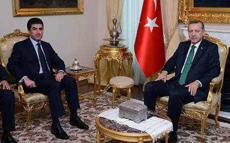 ئەردۆغان و نێچیرڤان بارزانی