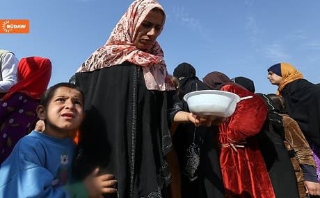 Mosul IDPs at a displacement camp in the Kurdistan Region. Photo: Rudaw