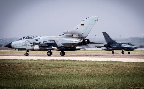 German Tornado jets on the runway at Turkey’s Incirlik airbase. Photo: Thorsten Weber/Bundeswehr