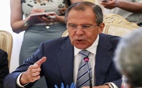 Russian Foreign Minister Sergey Lavrov. Photo:AP File. 