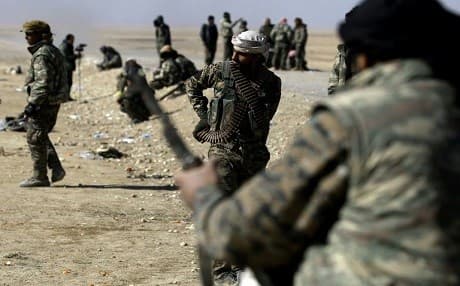 The SDF have crossed into Deir ez-Zur province as they continue to isolate Raqqa. Photo: Delil Souleiman/AFP