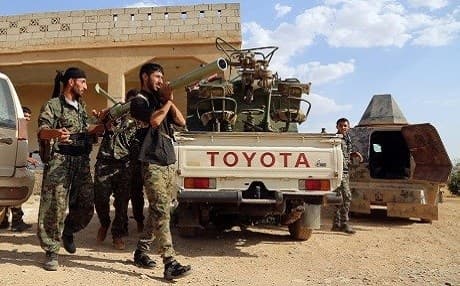 SDF fighters in northern Syria. Photo: AFP