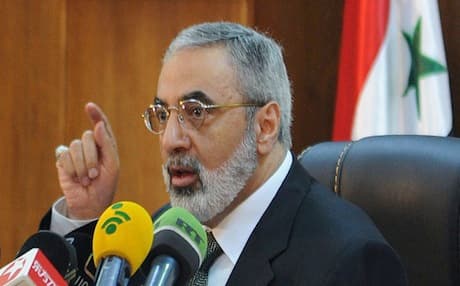 Syrian Information Minister Omran Al-Zoubi. Photo: AFP 