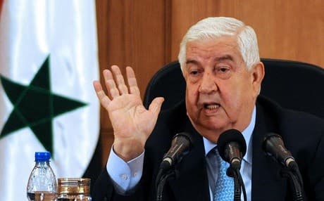 Walid al-Moallem is a senior Syrian Baath party politician. Photo: AFP