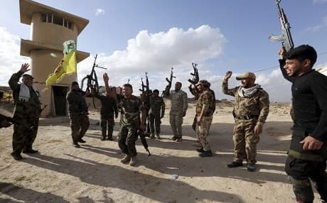 Iraqi Shiite Hashd al-Shaabi fighters. Photo: AP 