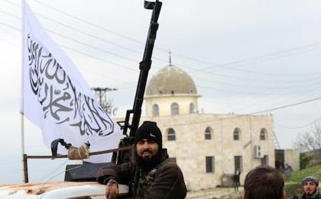 Syrian rebels taking position outside the northern city of Jisr al-Shughur, January 2013. Photo: AFP 