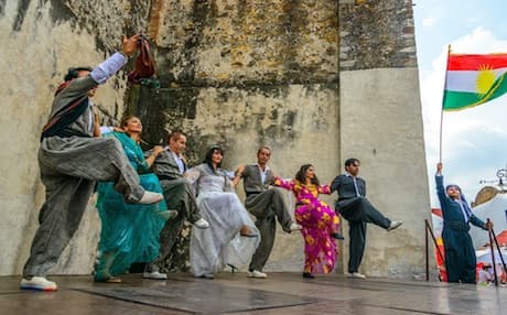 Mayn Zard has appeared at the Kurdish Festival in Mexico. It has performed at the Canadian Parliament, during a celebration marking Newroz. Photo courtesy of Mostafa Nosrati