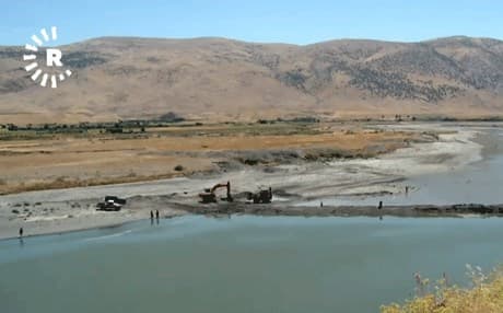 Zei Bchuk or Little Zab River. Photo: Rudaw video 