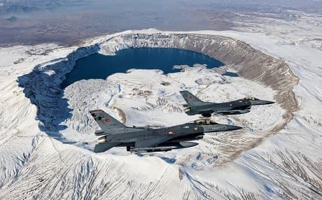 The Turkish military attacked the Shingal region in April targeting areas forces affiliated with the Kurdistan Worker's party. Photo: Turkish military 
