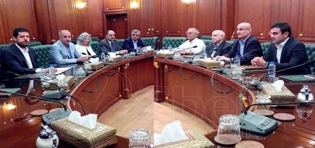 The joint leaderships of the Patriotic Union of Kurdistan and Change Movement (Gorran) met at PUK headquarters in Sulaimani on July 8, 2017. Photo: Sbeiy