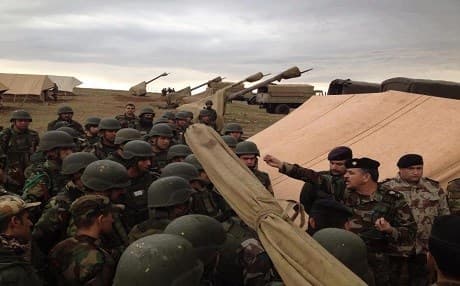 Rudaw file photo of Peshmerga soldiers in their fight against ISIS.