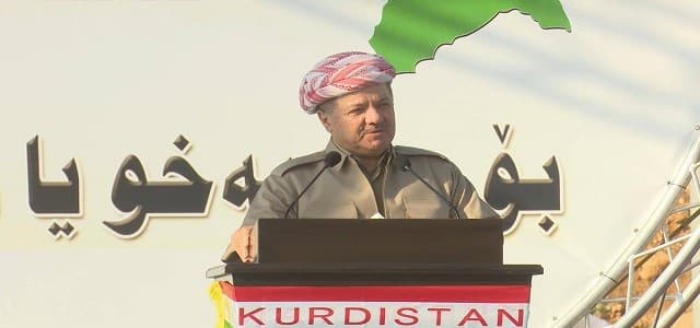 Başkan Mesud Barzani Amedi'ye ilçesinde