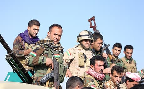 Kurdish Peshmerga man the Makhmour and other fronts to prevent ISIS from infiltrating the Kurdistan Region. File photo: Rudaw