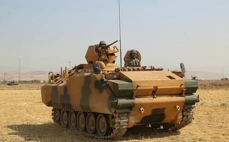 Turkey began military drills near its border with the Kurdistan Region on Monday. Photo: AFP