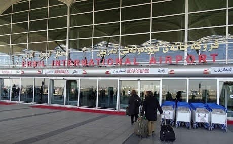 Erbil International Airport. File photo: Rudaw