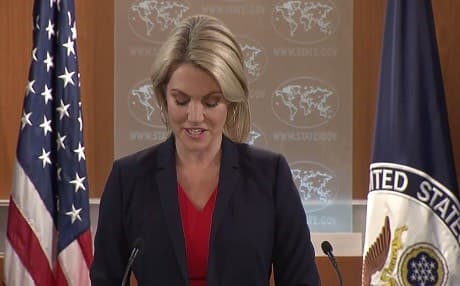 She described both the Iraqi and Kurdish governments as “friends” with whom the US government has close relations. Photo: Screenshot
