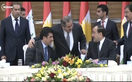 The Kurdish delegation held two meetings with an Iraqi team led by Prime Minister Nuri al-Maliki, Deputy Prime Minister for Energy Affairs Hussein Shahristani and Iraqi Oil Minister Abdulkarim al-Lueibi.