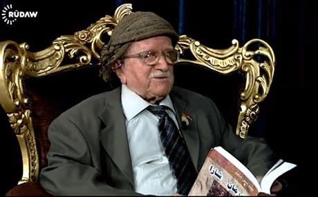 The Kurdish historian and geographer Karim Zand was born in Sulaimani in 1924 and died on Tuesday, October 10, 2017. . Photo: Rudaw