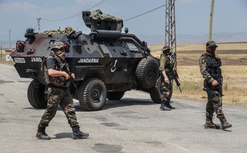Turkish security forces in the country’s southeast. File photo: Ilyas Akengin/AFP