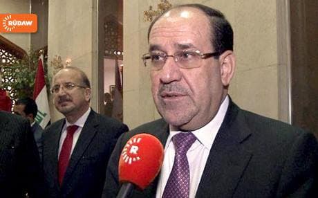 'It’s not possible for Kurds to separate over a barrel of oil,' Maliki said. 