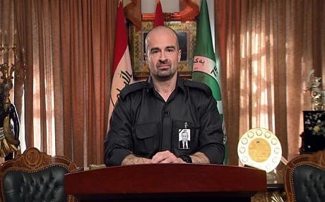 Bafel, son of the late former Iraqi president Jalal Talabani, addresses the people of Kurdistan on October 12, 2017. Photo: screenshot