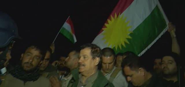  Kamal Kirkuki [c] has deployed Peshmerga forces near the oil-rich and disputed city of Kirkuk in the early hours of Thursday, October 19, 2017. Photo: Rudaw TV
