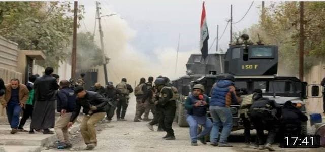 A Rudaw reporter embedded with the Iraqi army caught in crossfire in Mosul.