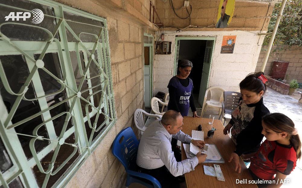 Kurds preparing for local elections in Rojava in September. Photo: Delil Souleiman/AFP