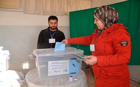 The Friday local election in Syrian Kurdistan, on December 1, brings the Kurdish enclave to elect a parliament in early 2018, despite the opposition from the central government of Syria. Photo: ANHA 