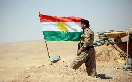 A Peshmerga soldier stands watch in the fight against ISIS. File photo: Rudaw