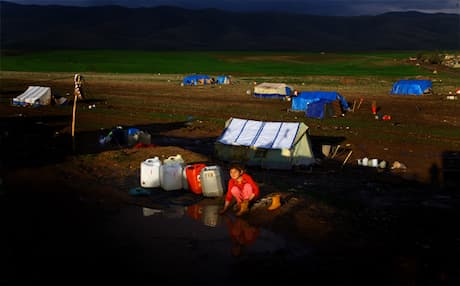 Syrian refugee camp in the Kurdistan Region. Photo: Rudaw