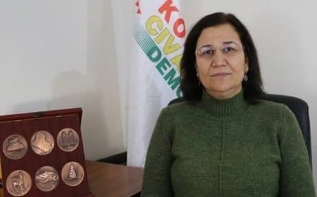 Leyla Guven is co-chair of the Democratic Society Congress in Turkey. Photo: KCD