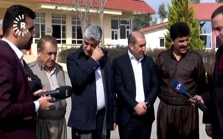 Parliamentarians from the Kurdistan Region returned from Afrin and Kobane on February 15, 2017. Photo: Rudaw TV