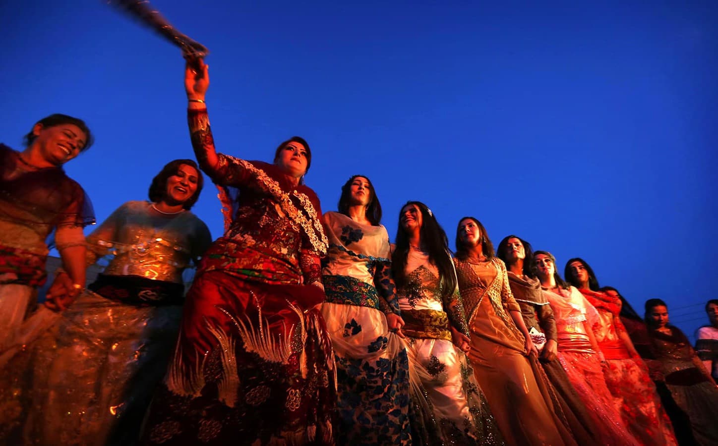 Kurdish women in Iran dance during a Newroz celebration. File photo: AFP