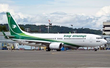 Iraq has imposed a ban on international flights to and from the Kurdistan Region since late September after the Kurdish referendum on independence held on September 25, 2017. File photo: Iraqi airways