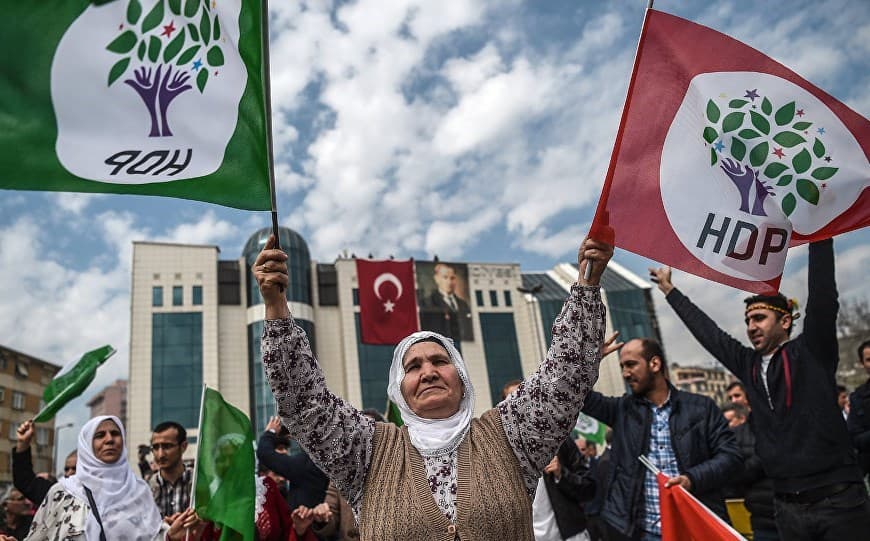 The Peoples’ Democratic Party (HDP) held its third congress in February. File photo: Ozan Kose/AFP