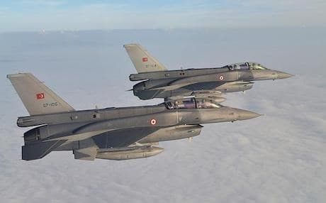 Turkish F-16 fighter jets. AA file photo