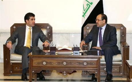 Barzani led a Kurdish delegation to Baghdad for talks with federal officials to resolve issues over the controversial exports and the autonomous enclave’s portion of the annual national budget. Photo: pmo.iq