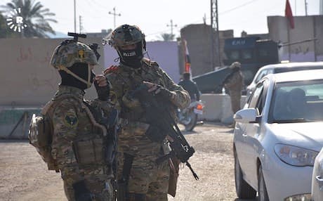 Iraq’s Rapid Response Force members seen deployed to the troubled city of Tuz Khurmatu in early January under the order of Haider al-Abadi, prime minister and commander-in-chief of the armed forces to protect its security which was deteriorated following the withdrawal of Peshmerga forces in last fall. Photo: Rudaw via Iraqi Rapid Response Force.