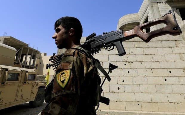 A member of the SDF pictured in Raqqa. File photo: AFP