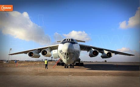 An aircraft at Erbil International Airport. Photo: Rudaw